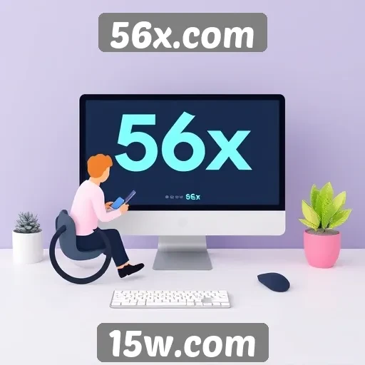 Acessibilidade e design do site 56x.com analisados