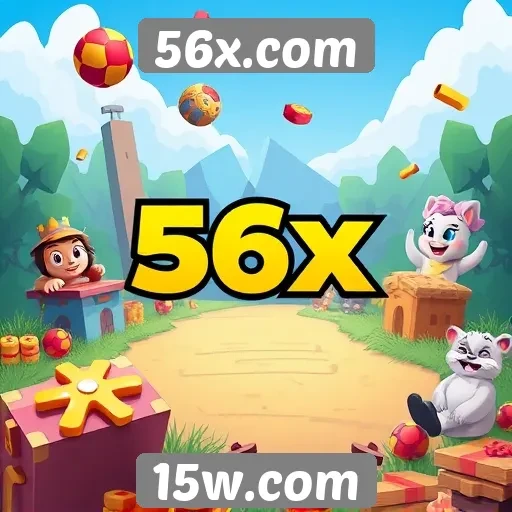 Variedade de jogos disponíveis em 56x.com